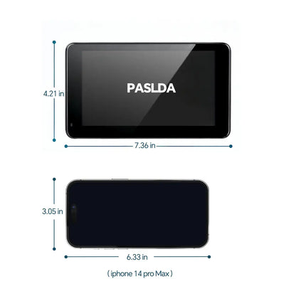 【PASLDA】2026 Summervibes-Upgraded Wireless Carplay Screen for Andriod & Iphone : the Ultimate Portable Car Play Adapter for Seamless In-Car Entertainment